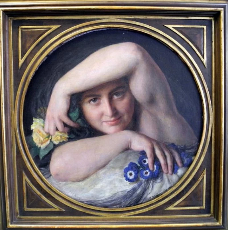 Ragazza con fiori, 1931